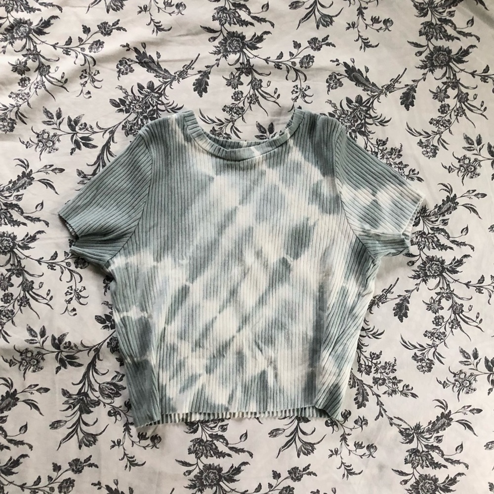 Ribbed tie dye Tee